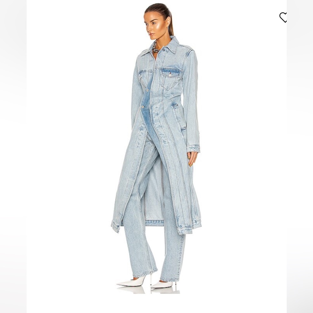 Y/Project Pulled Lining Denim Coat - image 3